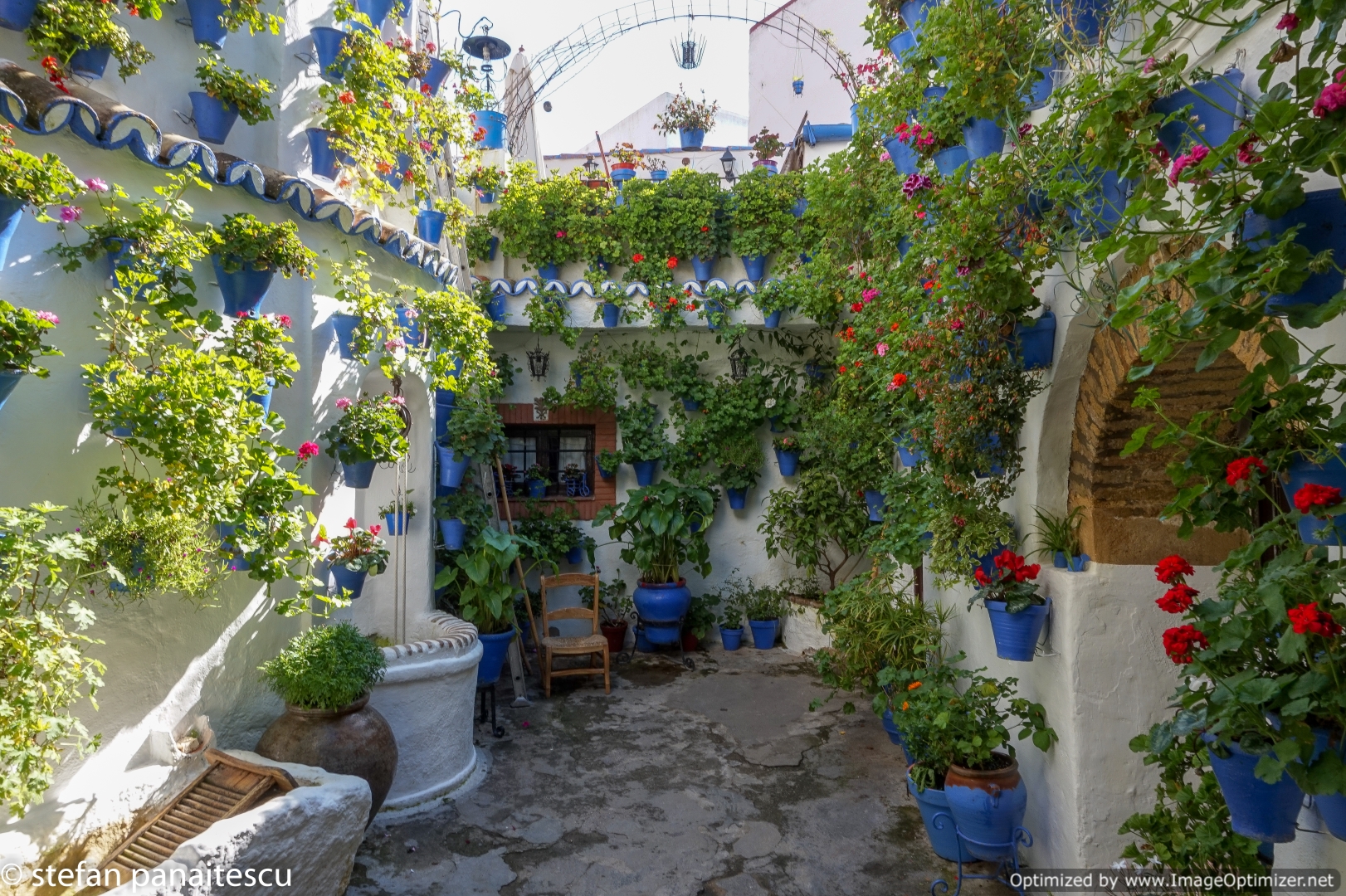 Flower Patios in Cordoba Andalusia Spain