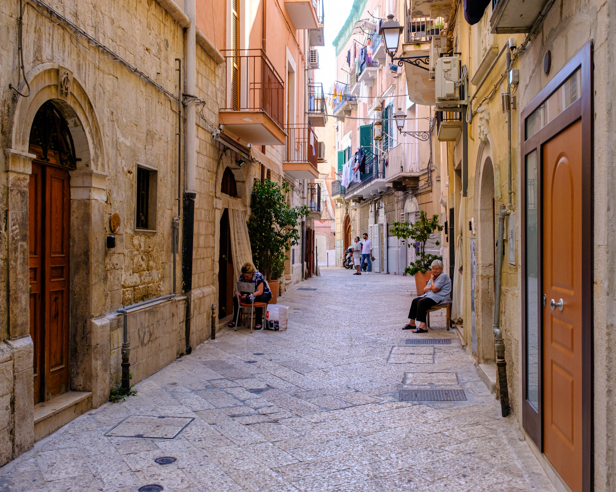 Local streets in Bari Puglia