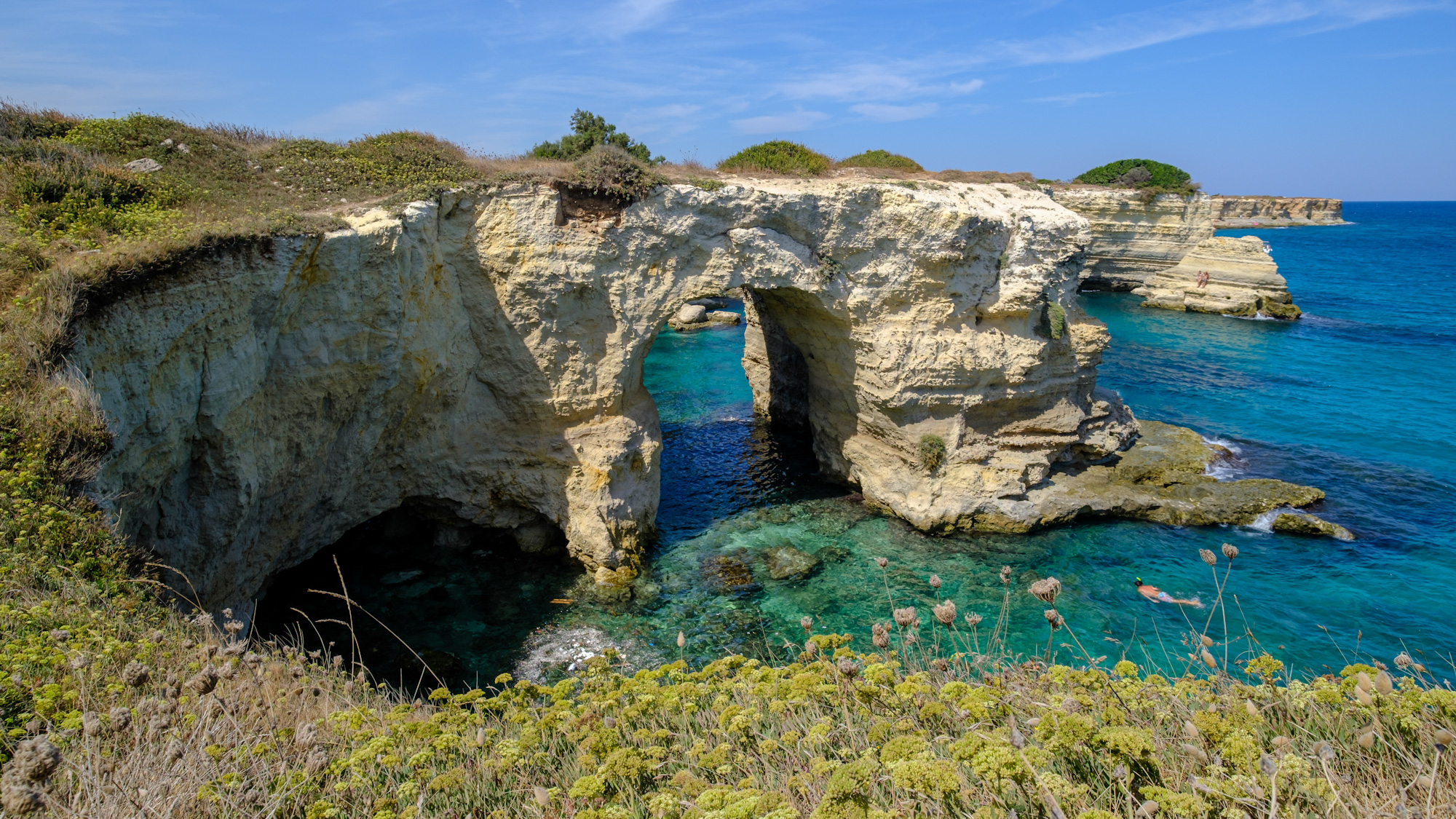 Fallen arch in Puglia