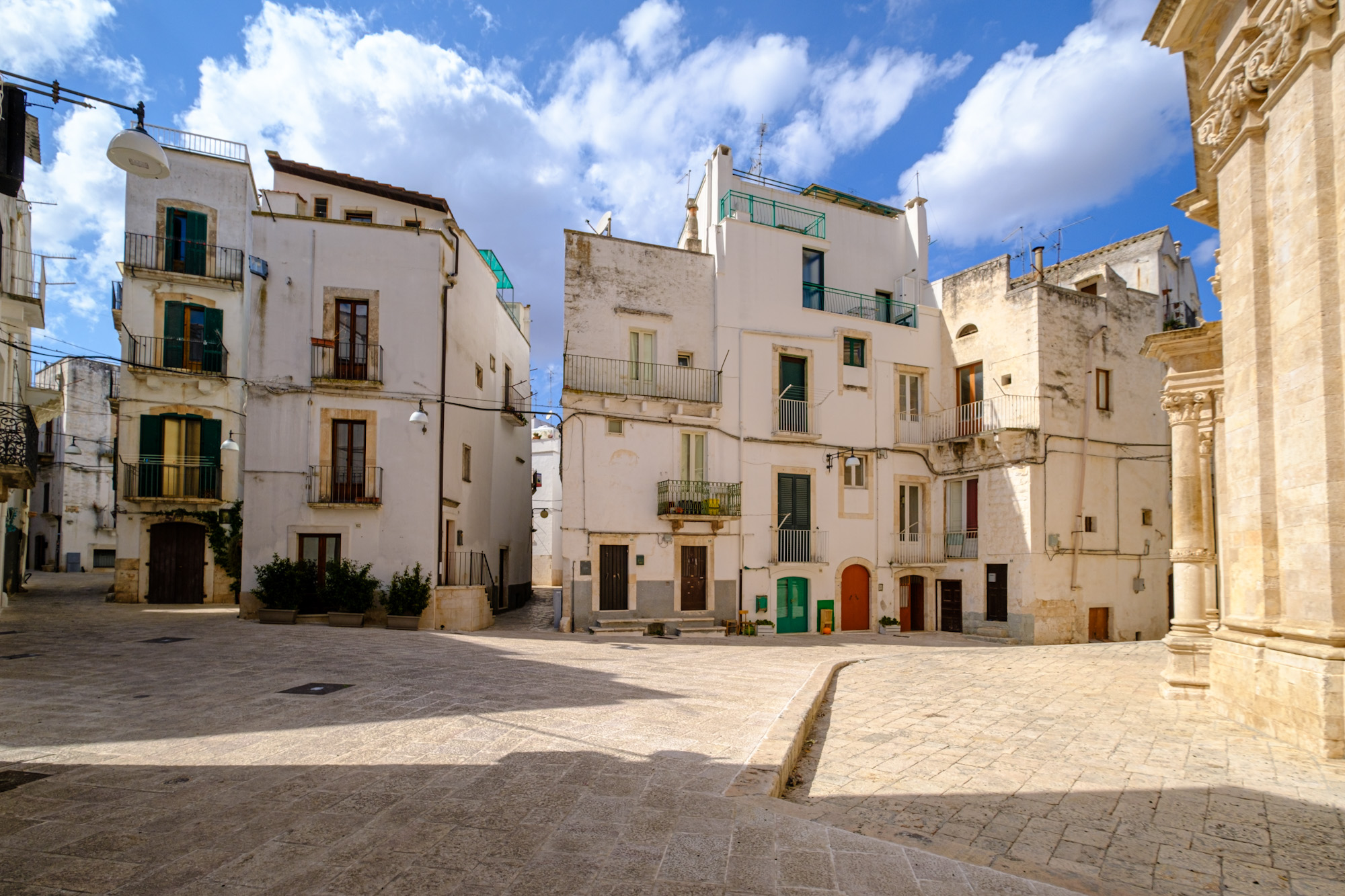 Empty streets of Putignano Puglia