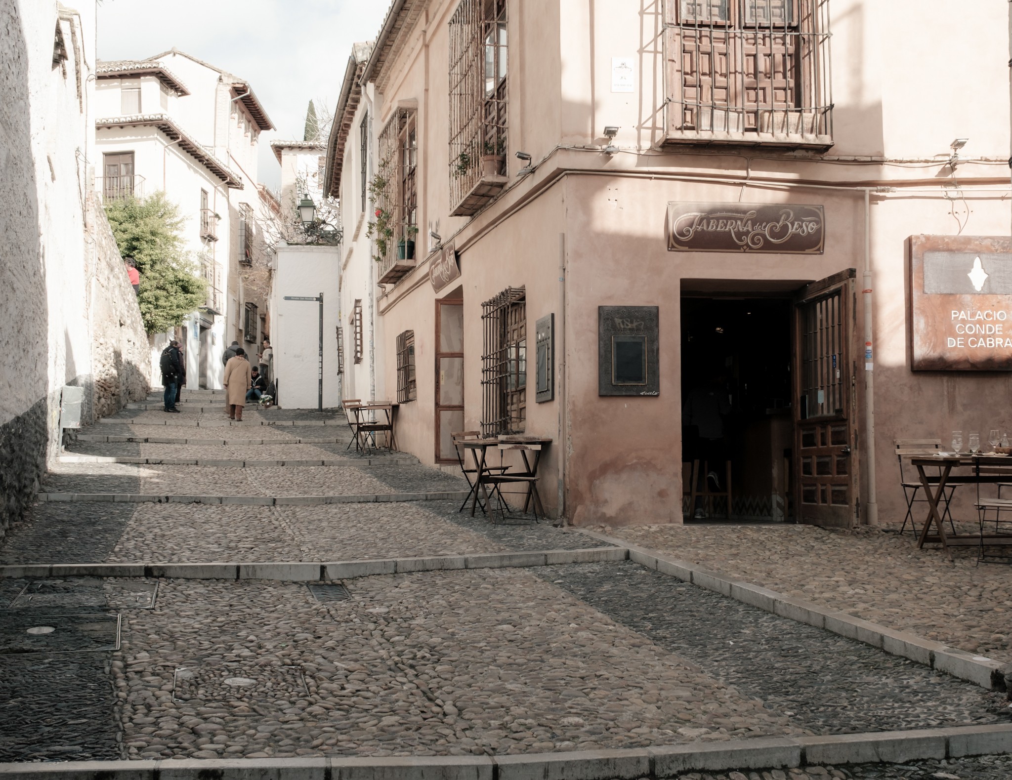 Sunny day in Albaicin Granada Andalusia