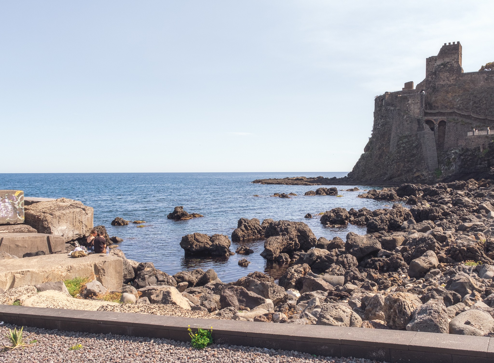 Sun and sea at Aci Trezza Sicily