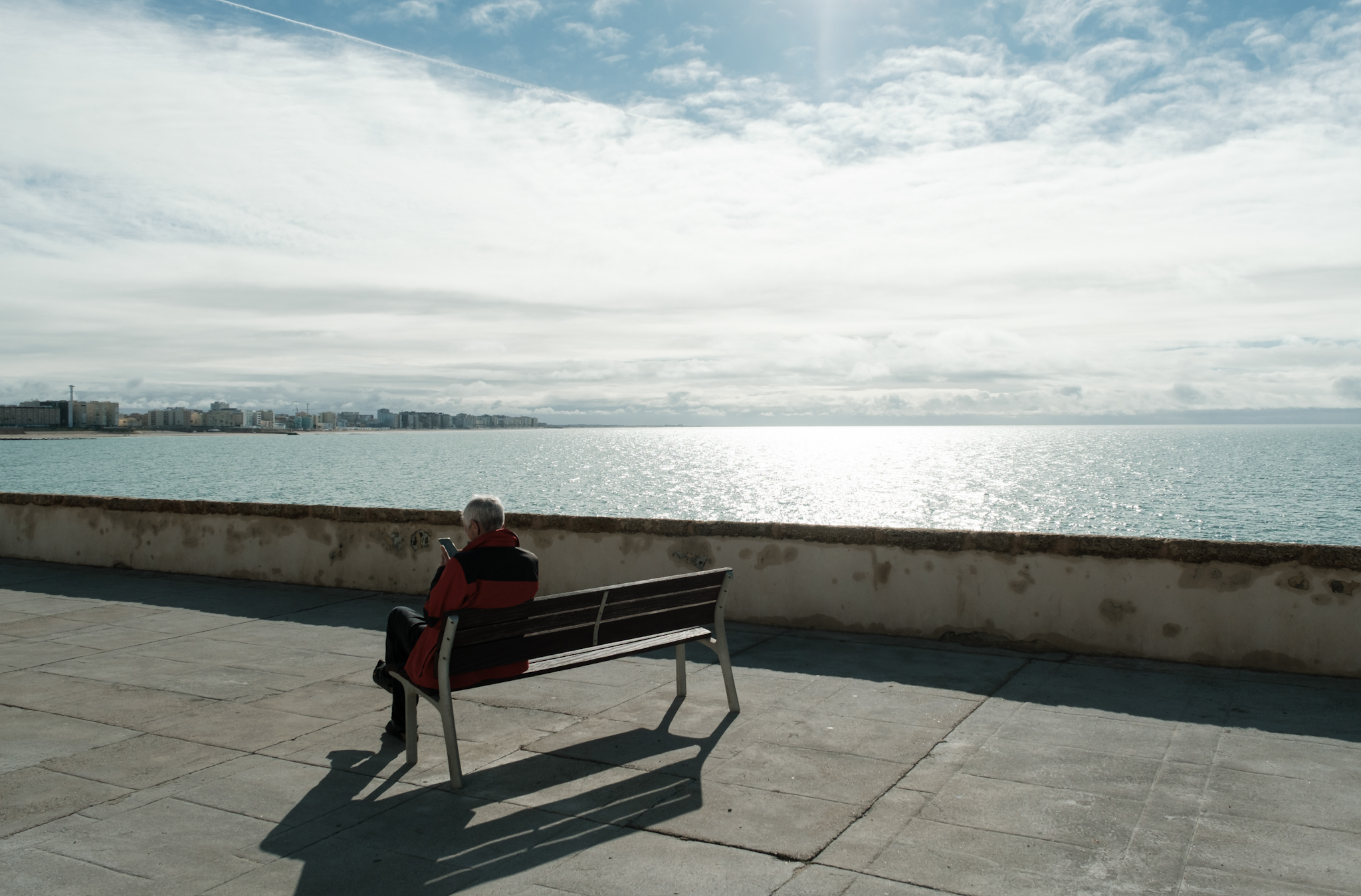 Enjoying the sun in Cadiz Andalusia