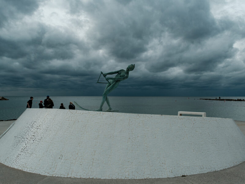 Storm approaching over Marbella Andalusia