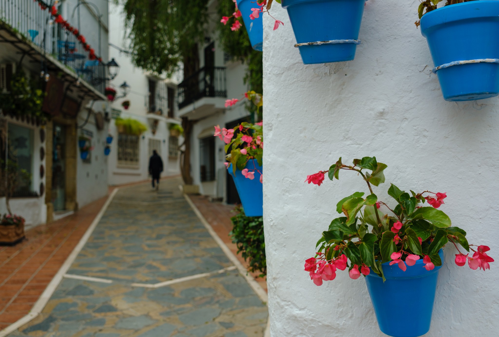 Streets of the Old Town in Marbella Andalusia