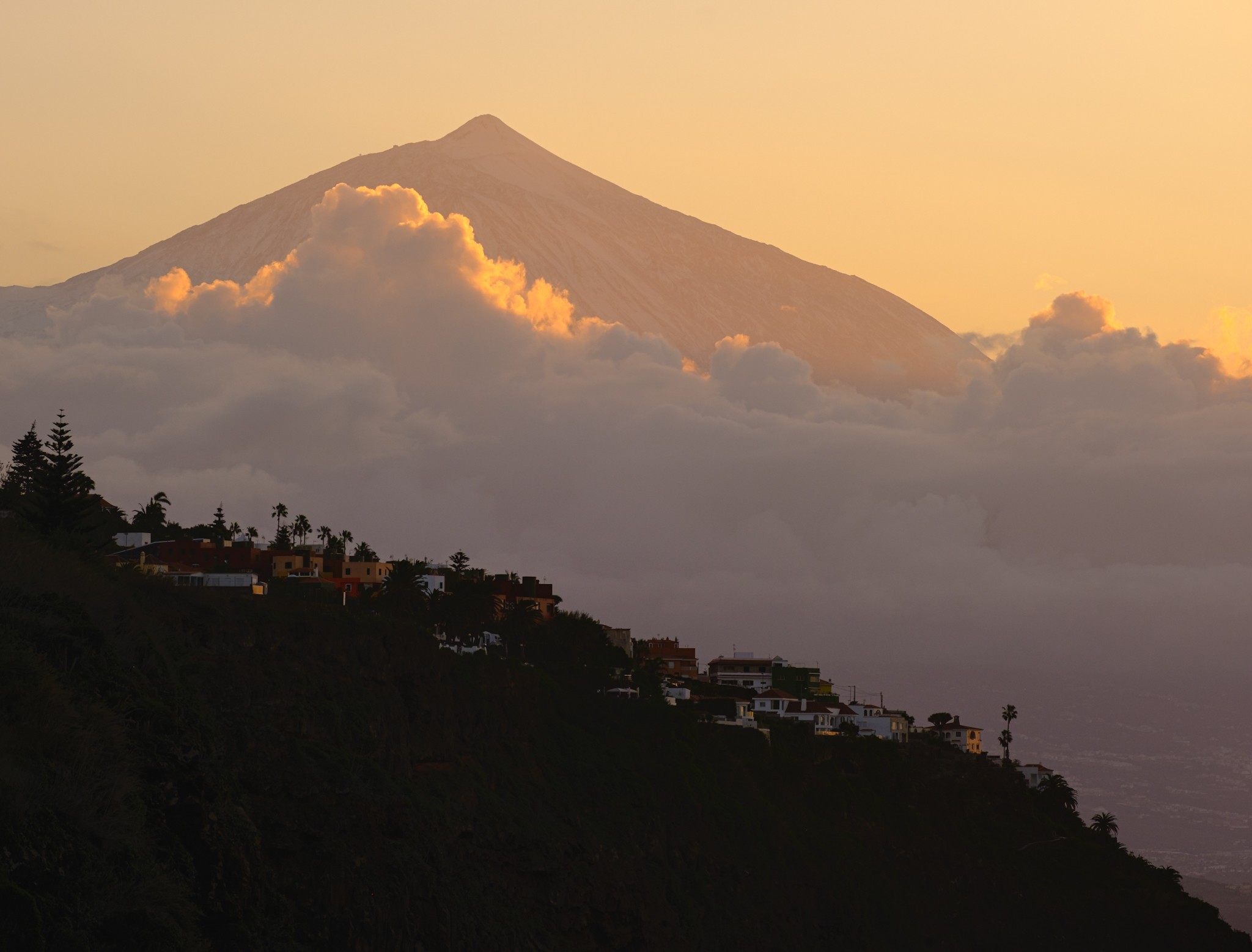Sunset at Mirador Los 500 escalones Tenerife